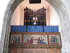 organ under west tower