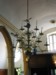 brass chandelier