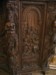 carved panel of pulpit