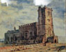 painting of old exterior before restoration